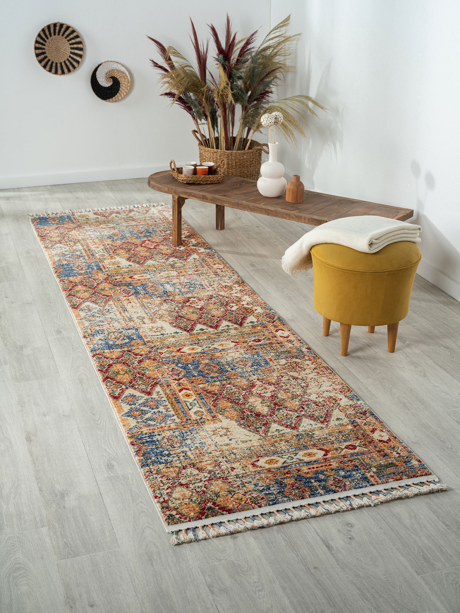 Opal Traditional Fringed Rug