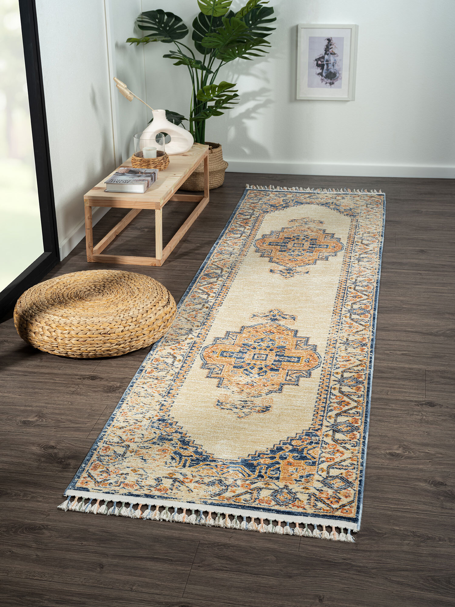 Opal Traditional Medallion Rug