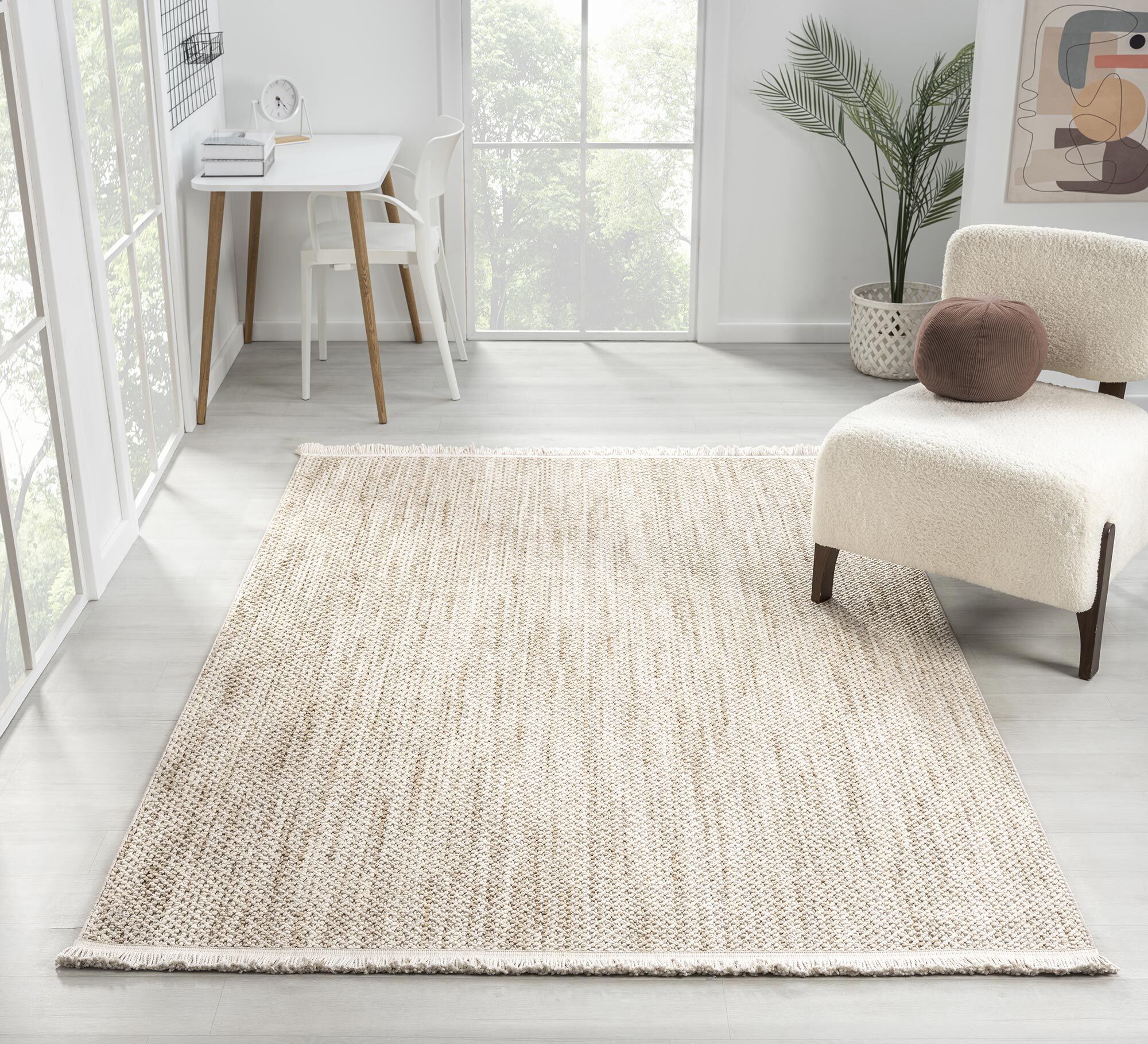 Prague Plain Modern Rug