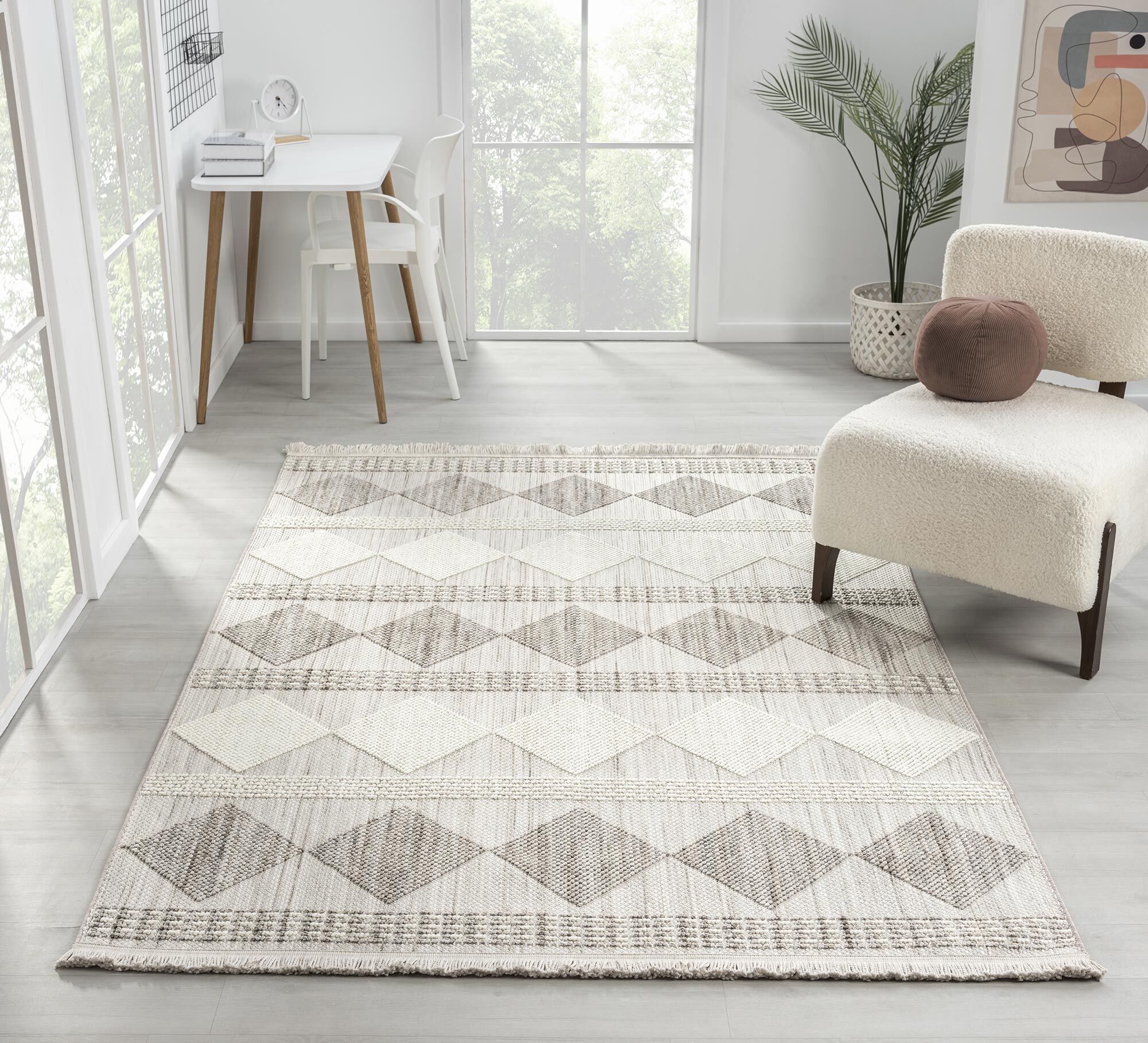 Prague Modern Geometric Rug