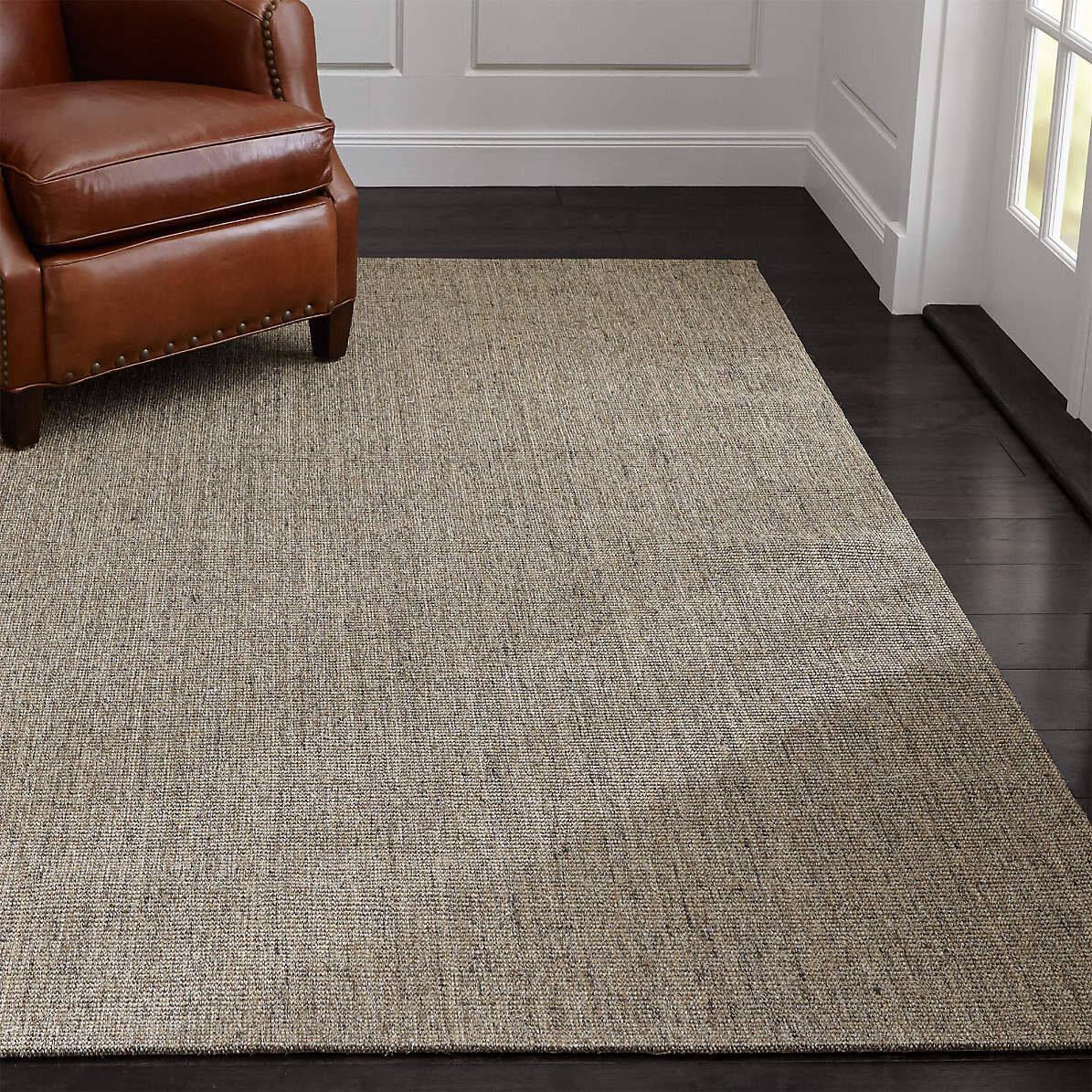 Sisal Rubber Back Flatweave Rug