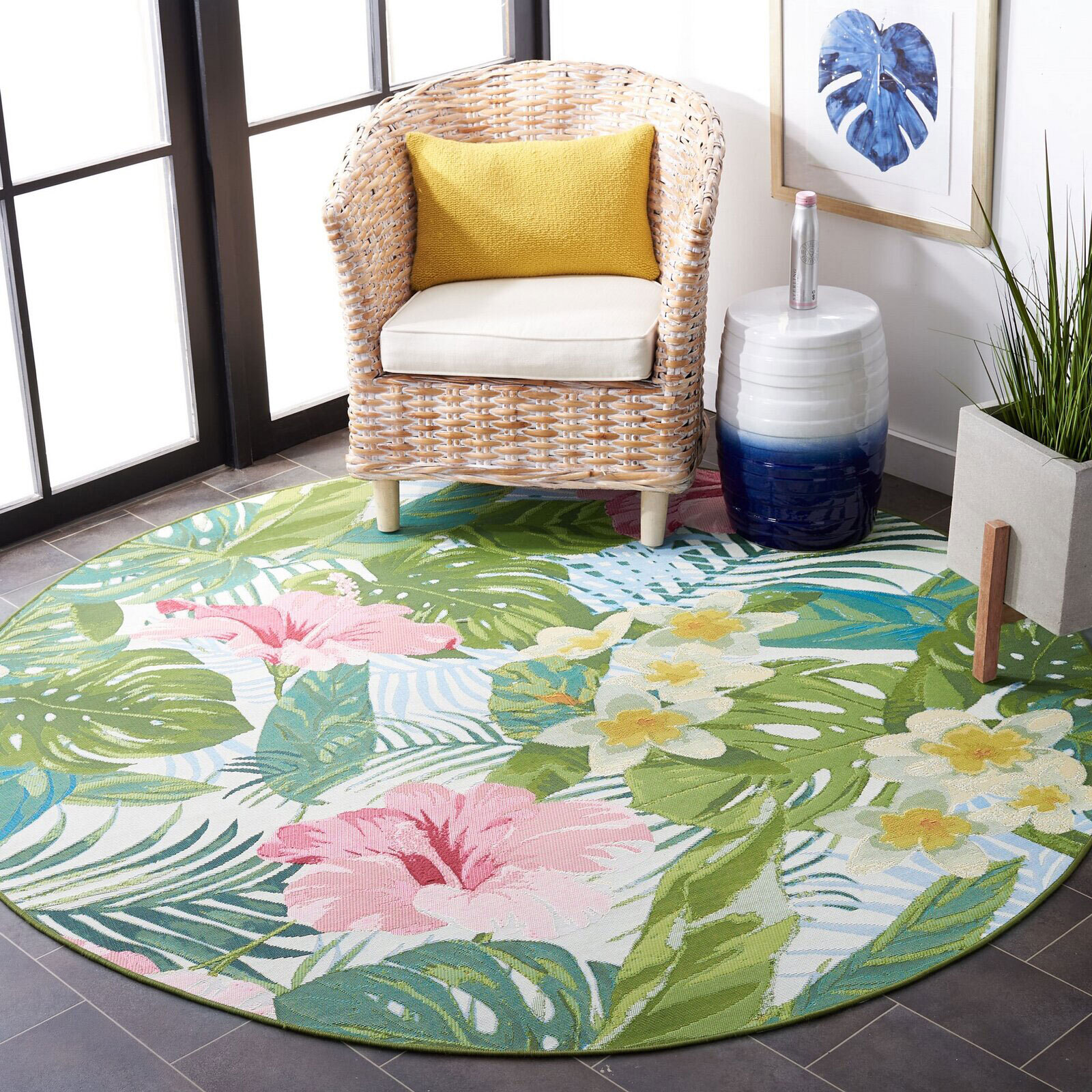 Sole Floral Indoor/Outdoor Rug