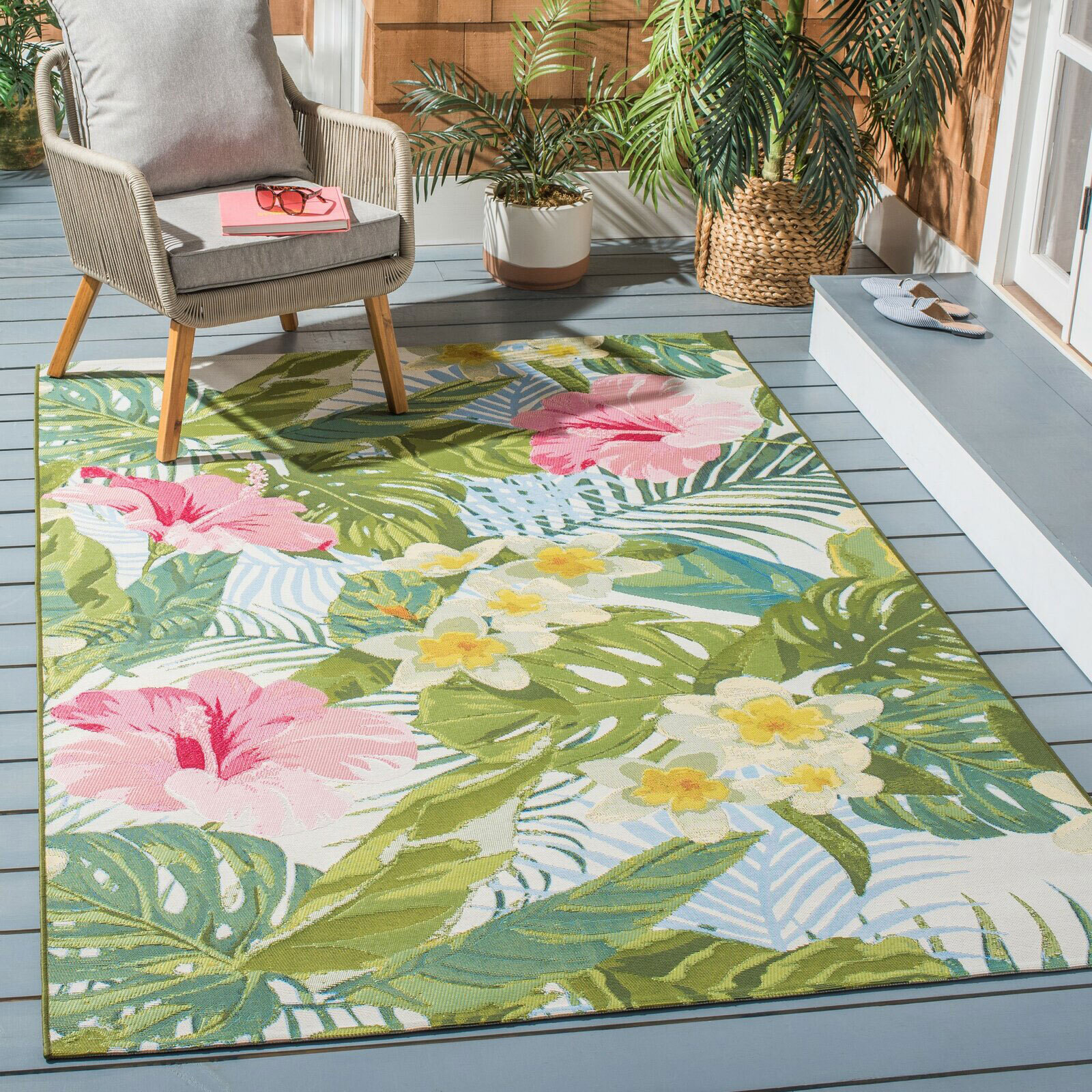 Sole Floral Indoor/Outdoor Rug