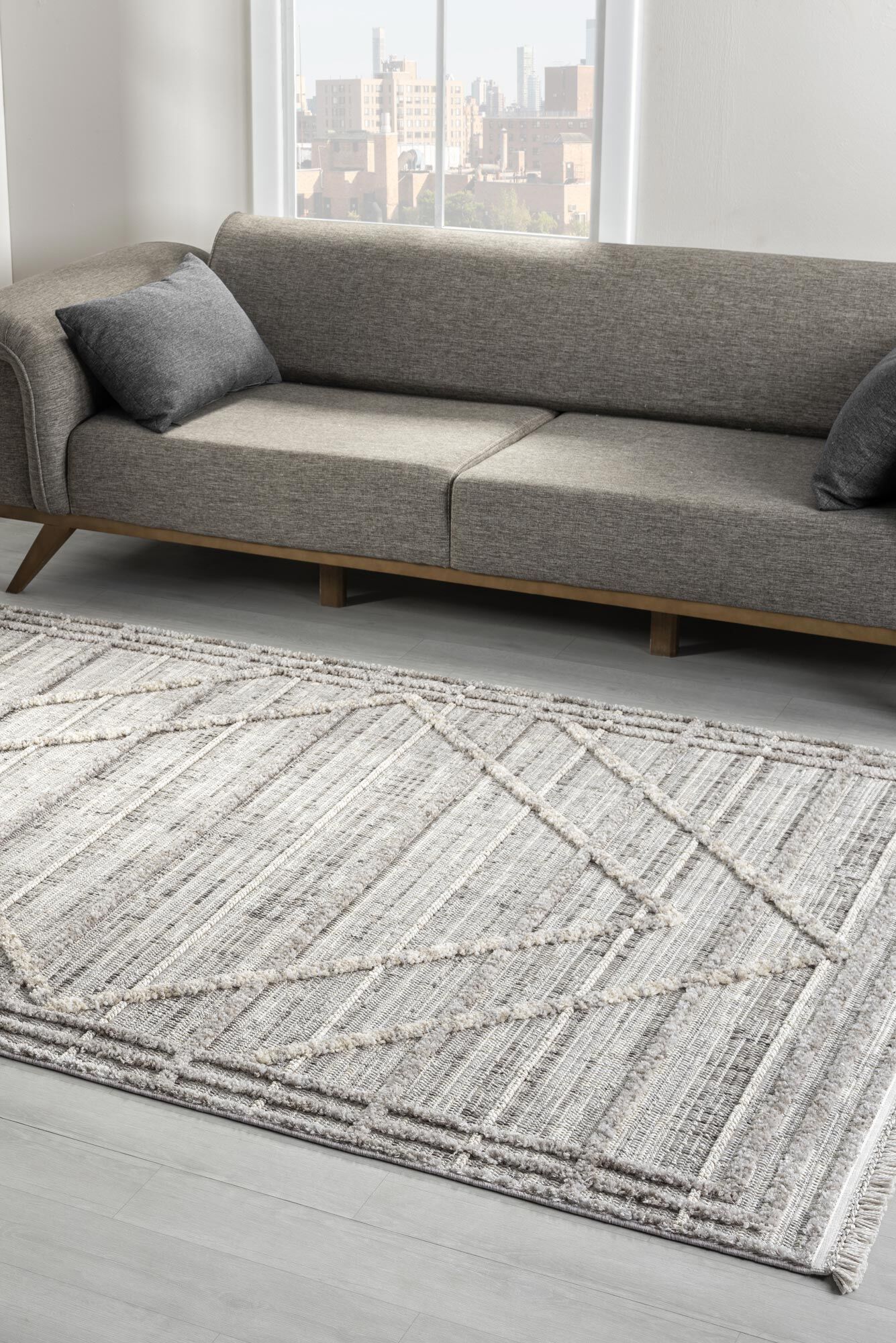 Spain Modern Geometric Rug(Size 230 x 160cm)