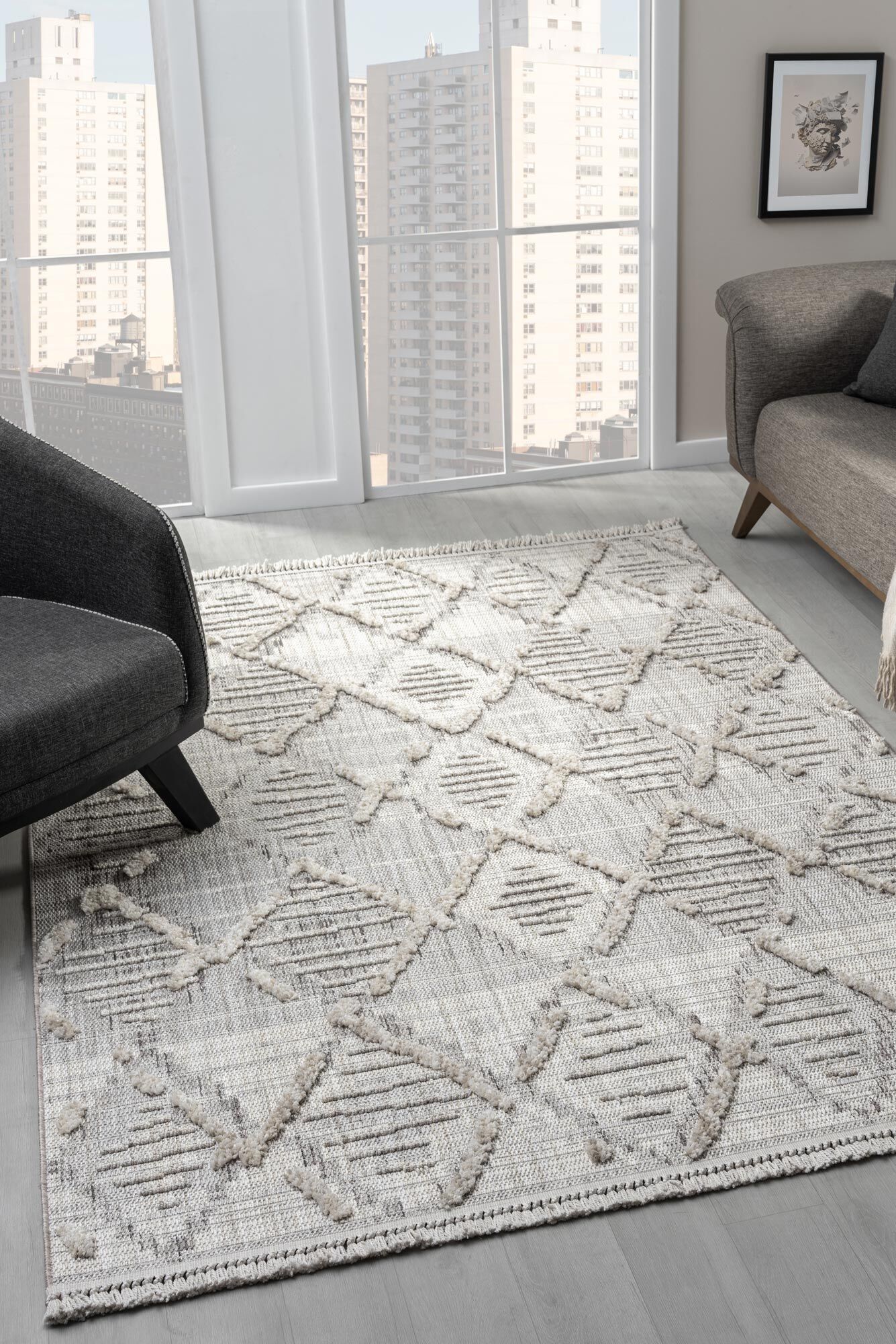 Spain Moroccan Trellis Rug(Size 230 x 160cm)