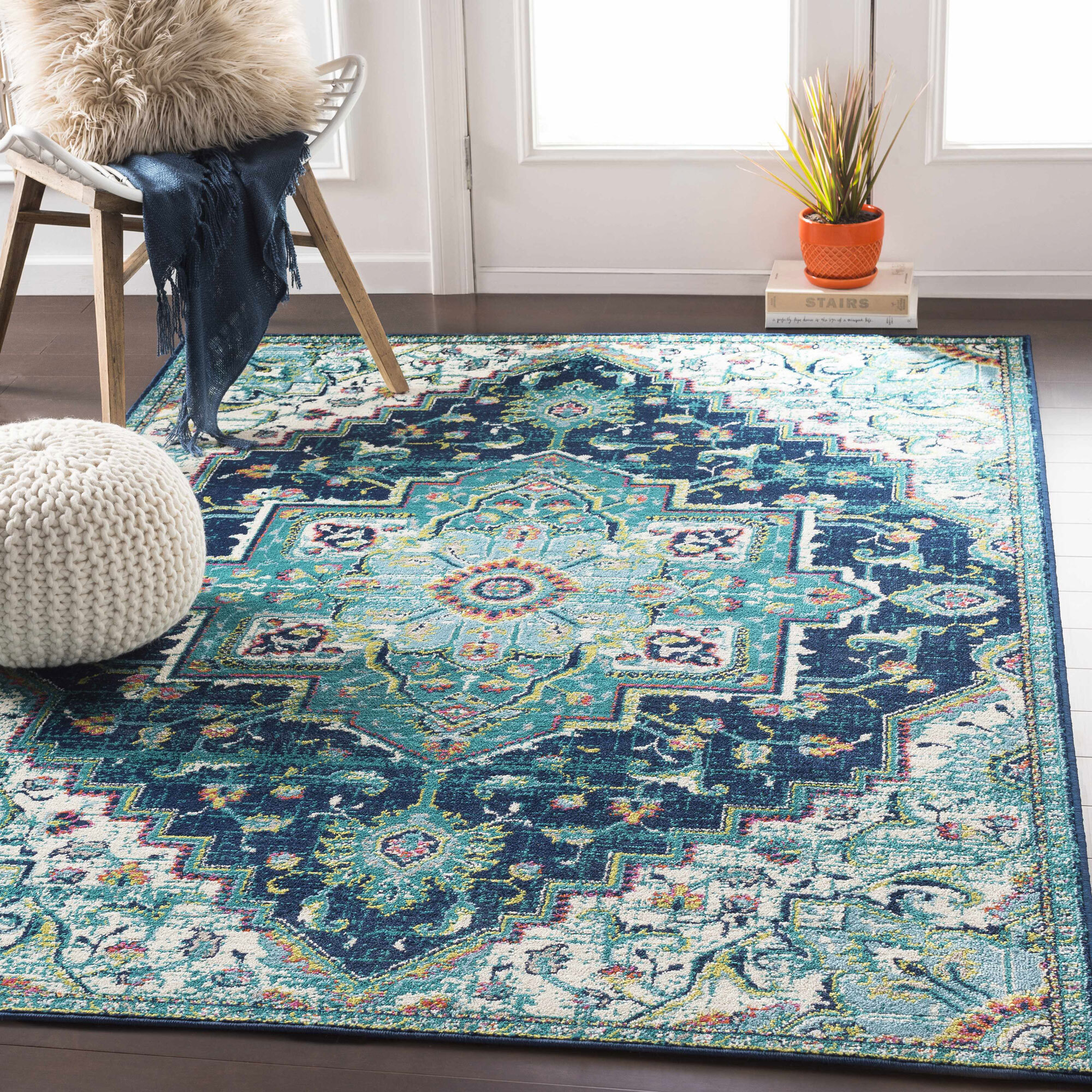 Space Traditional Medallion Rug