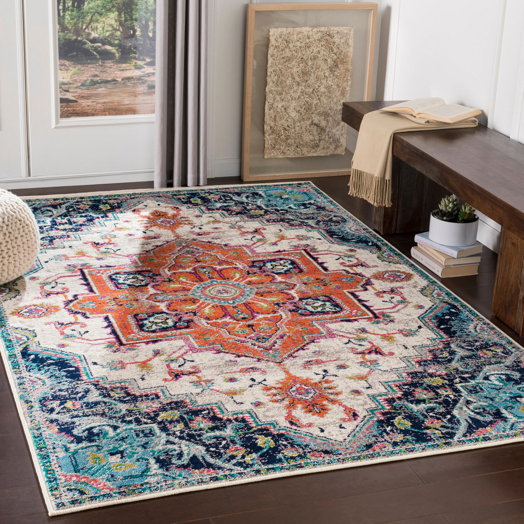 Space Traditional Medallion Rug