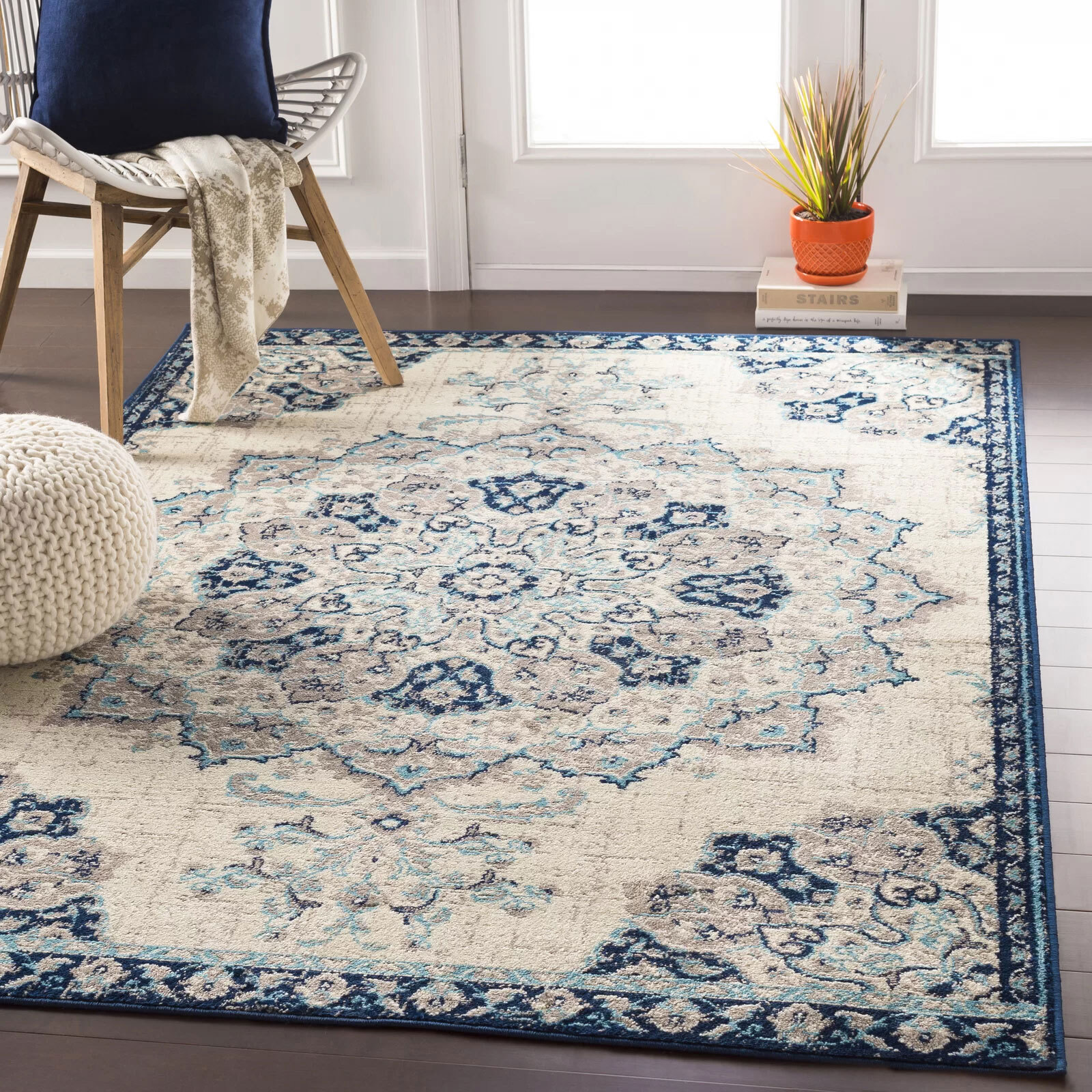 Space Traditional Medallion Rug