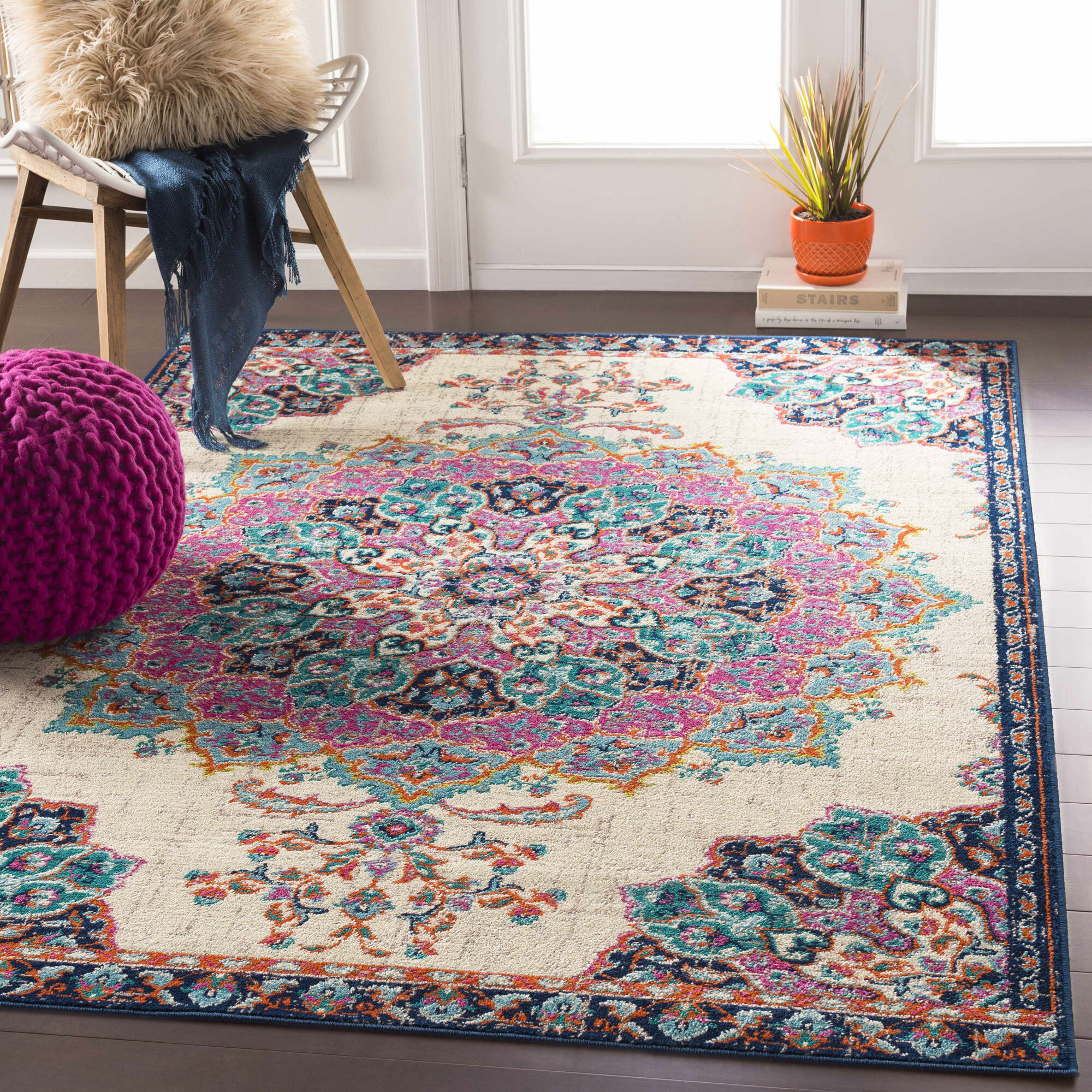 Space Traditional Medallion Rug