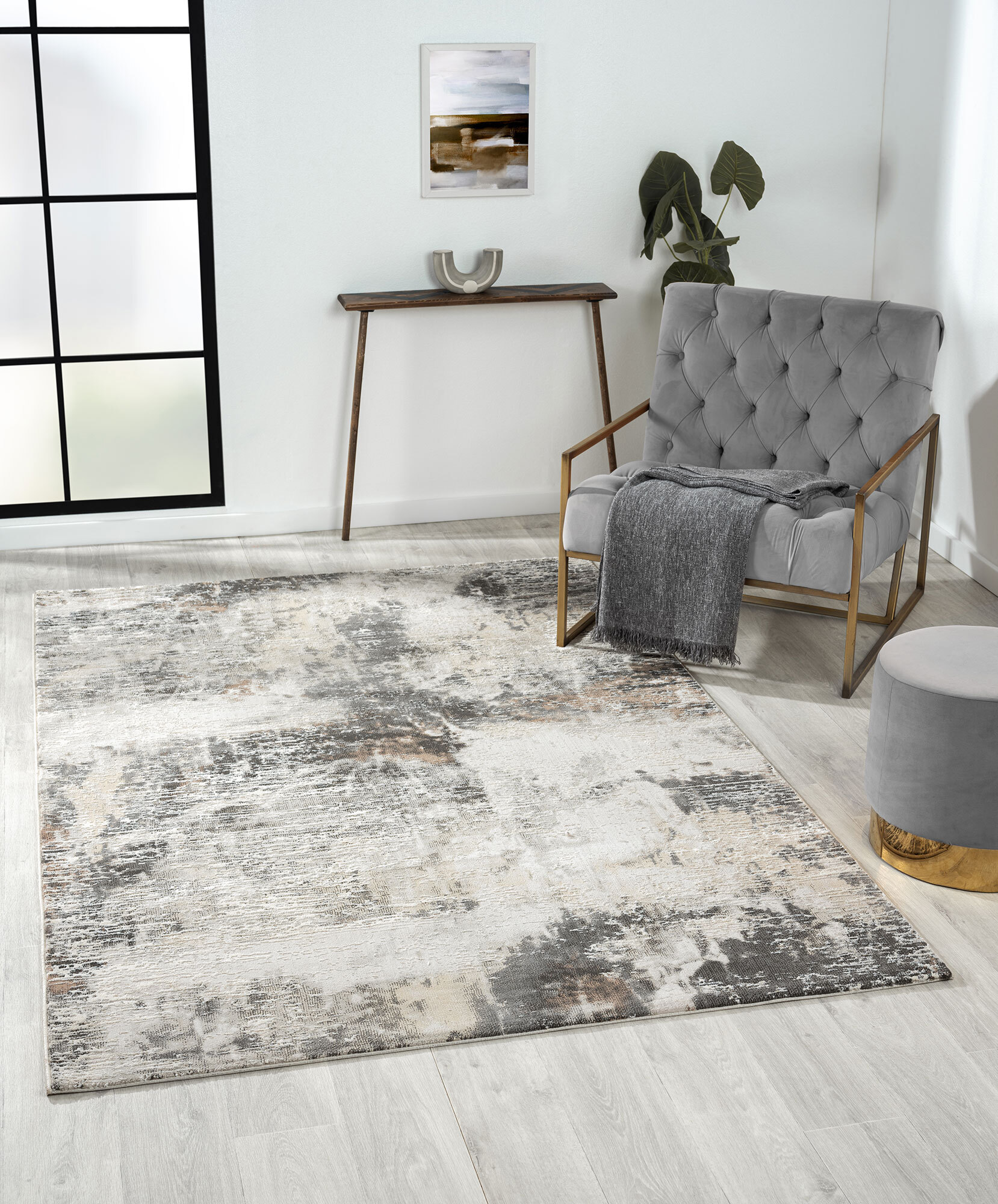 Seve Contemporary Abstract Rug