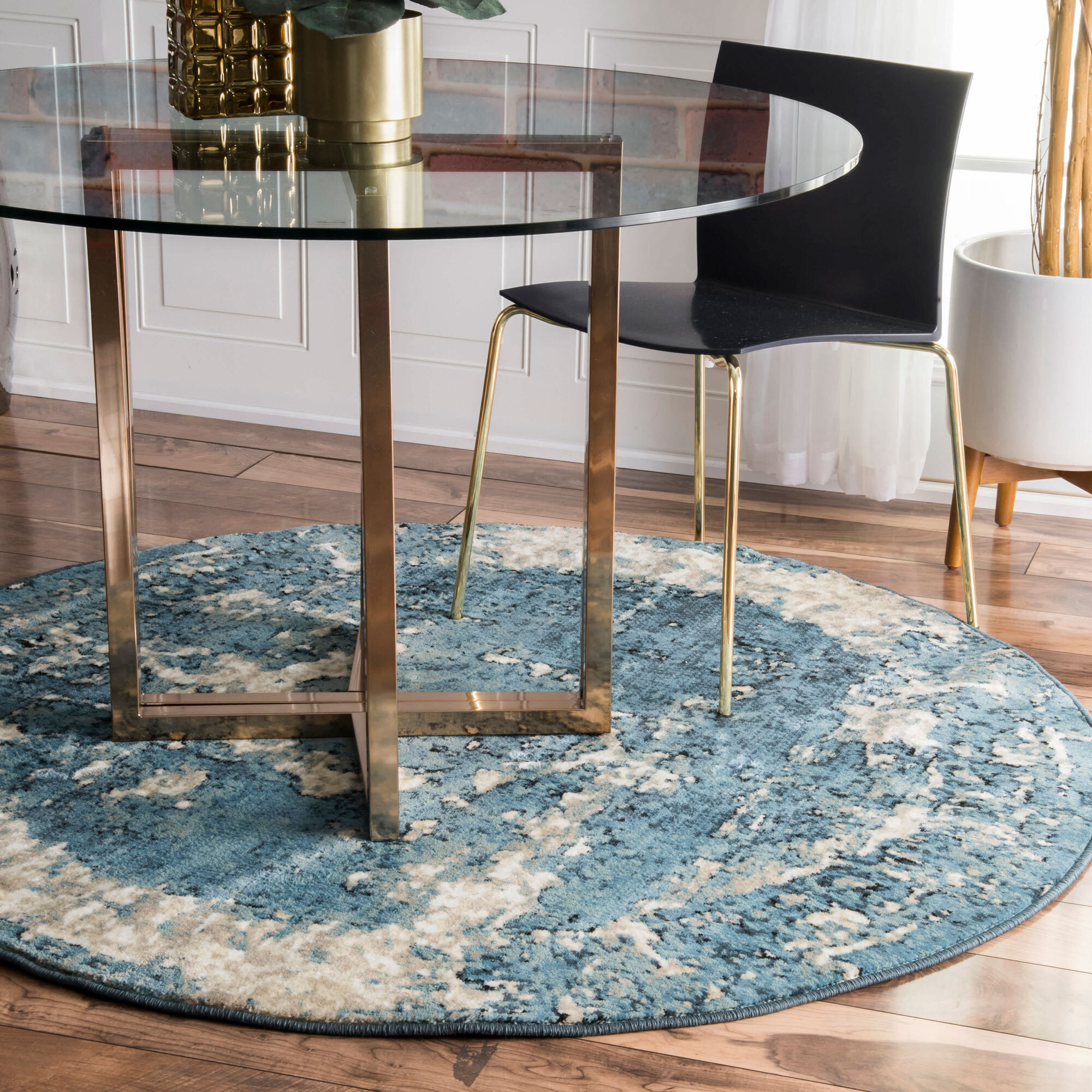 Ugo Overdyed Medallion Rug