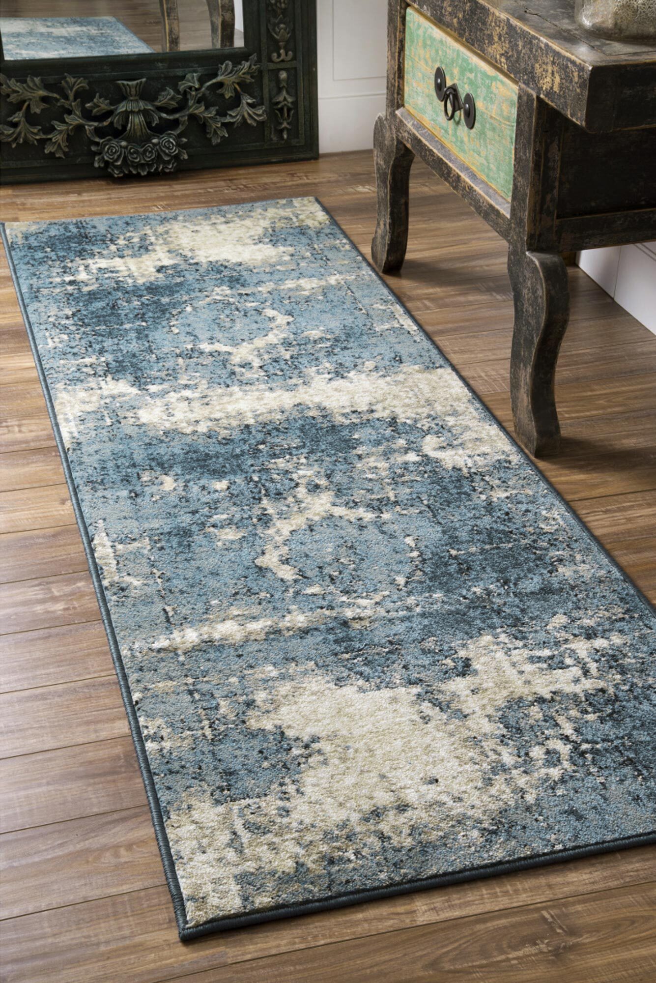 Ugo Overdyed Medallion Rug