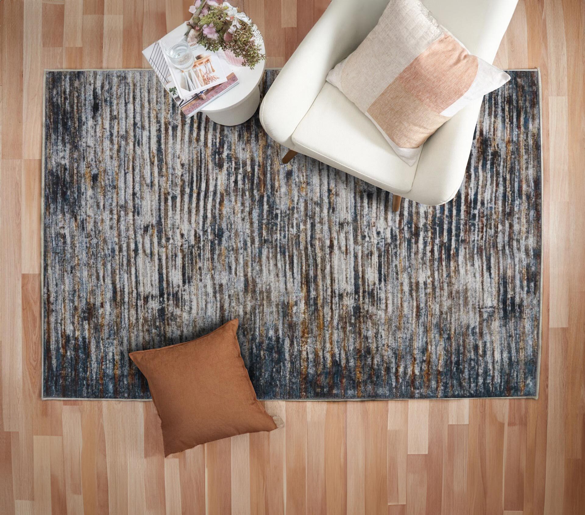 Vibe Contemporary Striped Rug