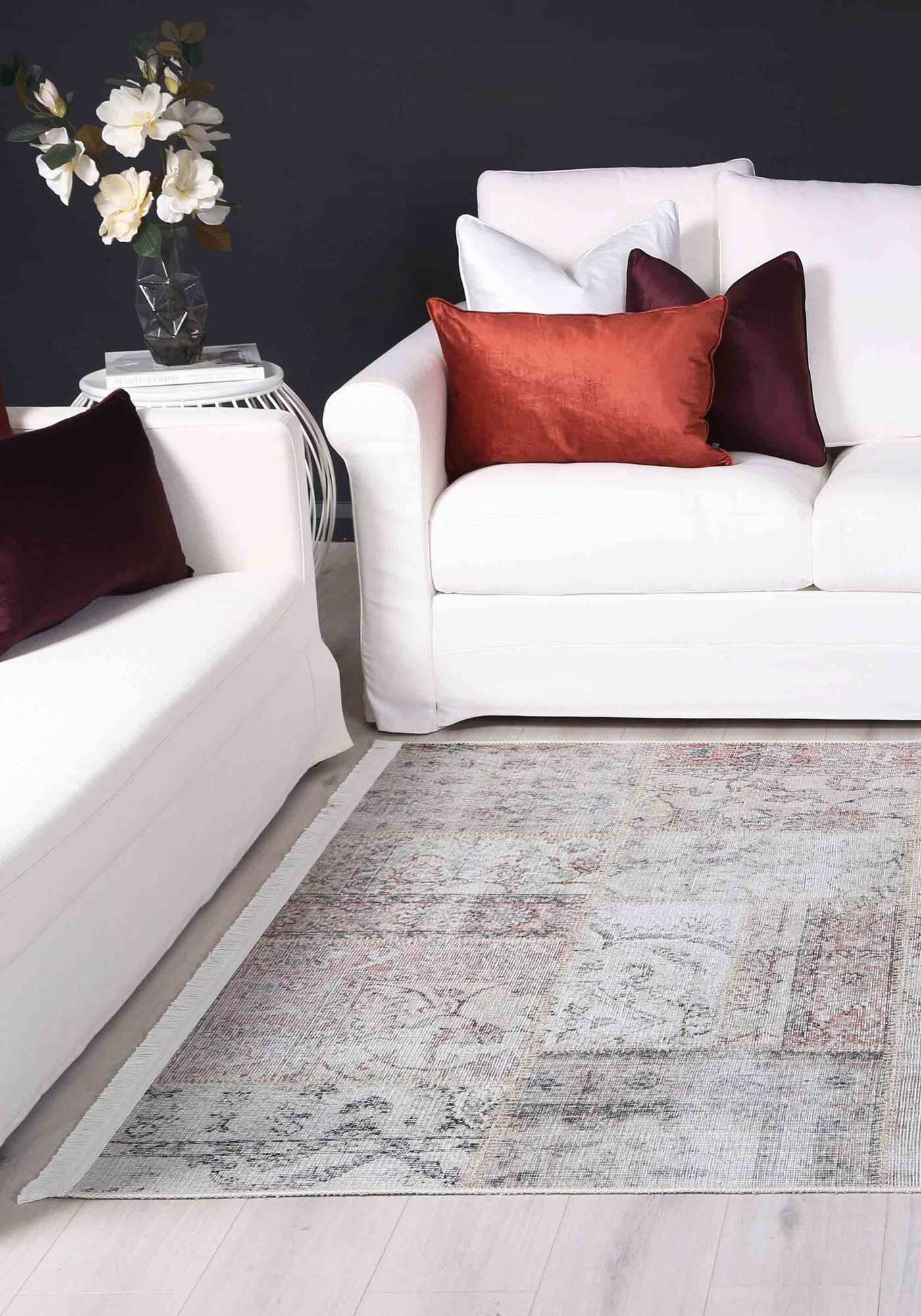 Victoria Washable Patchwork Rug(Size 230 x 160cm)