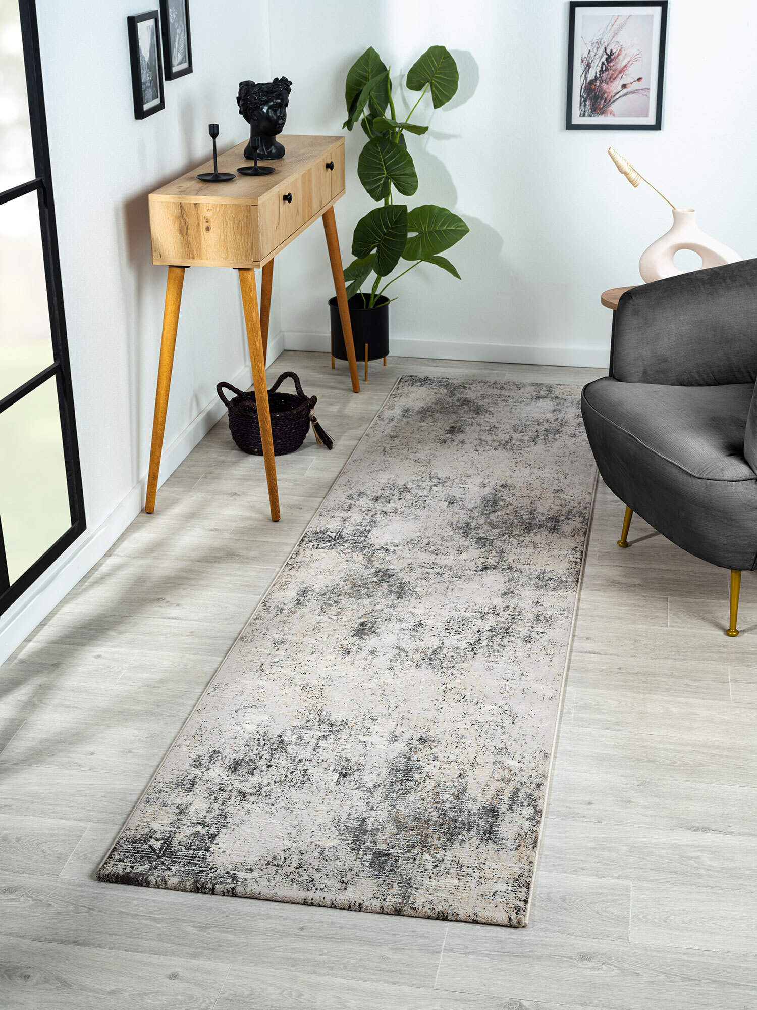 Vision Embossed Abstract Rug