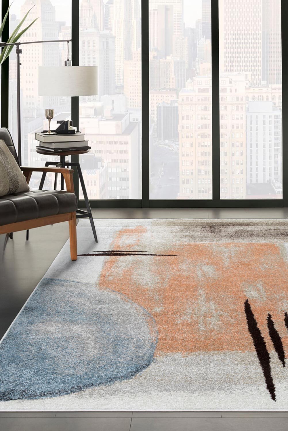 Vivid Contemporary Abstract Rug(Size 230 x 160cm)