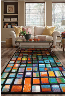 Adobe Modern Square Design Rug