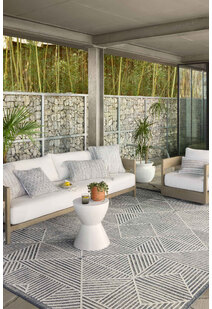 Alfresco Geometric Patio Rug