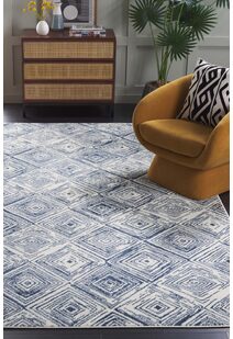 Alfa Diamond Geometric Rug