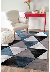 Axel Modern Triangle Pattern Rug