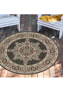 Ambient Brown Medallion Rug