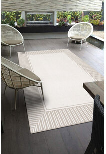 Ambient Tan Indoor Outdoor Rug