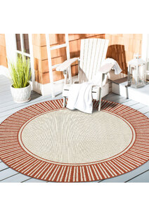 Ambient Red Indoor Outdoor Rug