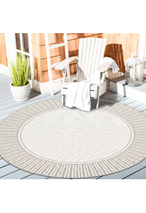 Ambient Tan Indoor Outdoor Rug