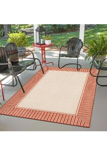 Ambient Red Indoor Outdoor Rug