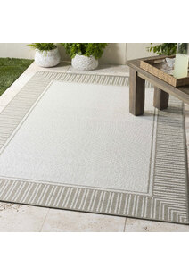 Ambient Tan Indoor Outdoor Rug