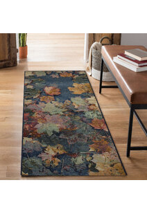 Aperto Floral Autumn Leaves Rug