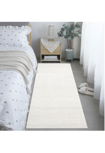 Austin Plain Ivory Striped Rug