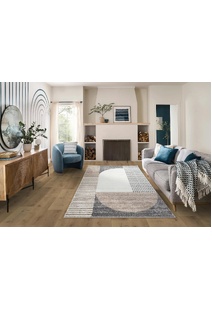 Austin Geometric Striped Rug