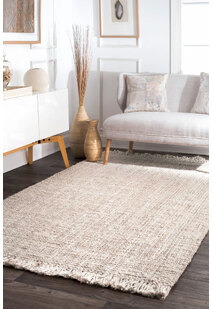 Bleach Jute Hand Woven Rug