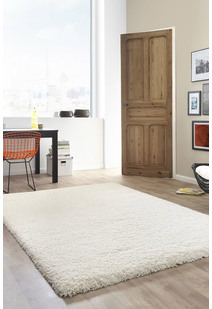 Boston Plain Cream Modern Rug