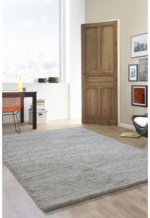 Boston Plain Grey Modern Rug