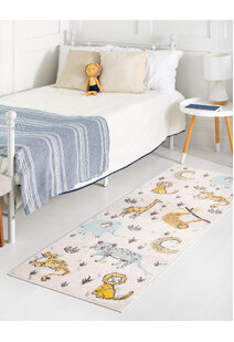 Candy Safari Animals Kids Rug