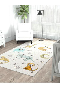 Candy Safari Animals Kids Rug