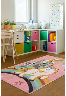 Candy Unicorn & Castle Kids Rug