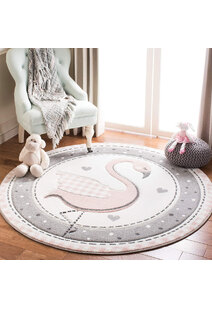 Charlie Pink Flamingo Kids Rug