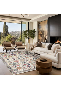 Cora Traditional Floral Motif Rug