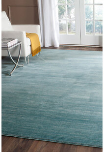 Domani Modern Plain Blue Rug