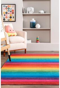 Funtime Kids Multi Striped Rug