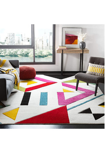 Freya Geometric Modern Rug