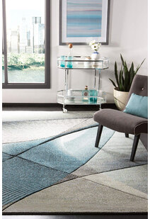 Freya Wavy Modern Abstract Rug