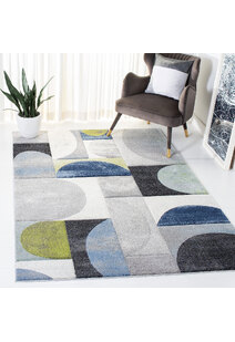 Freya Modern Circle Pattern Rug