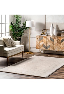 Jessa Washable Trellis Rug