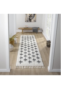 Joey Moroccan Cross Pattern Rug