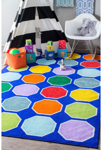 Kids Octagonal Shapes Rug