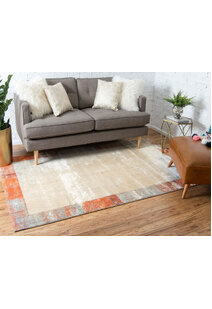 Lisa Contemporary Border Rug